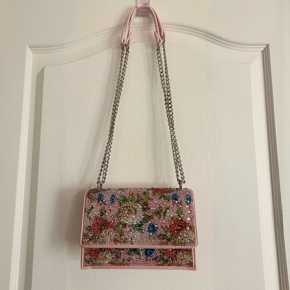 BETSEY JOHNSON Floral Embellished Convertible Bag - Picture 2 of 10